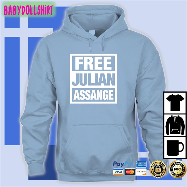Free Julian Assange Shirt Green