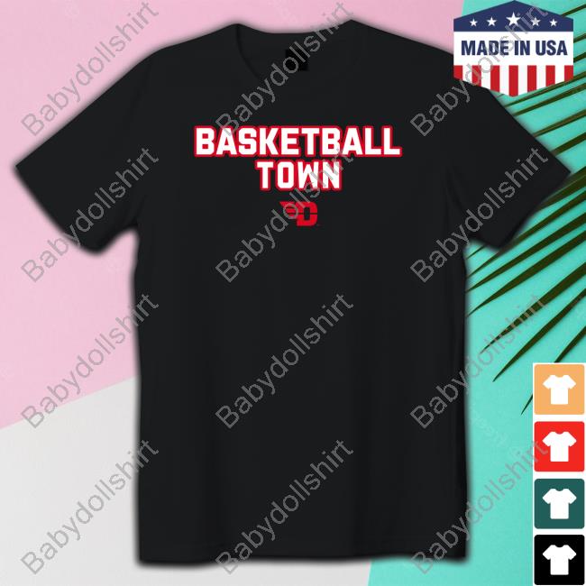 Breakingt Dayton Basketball Town Shirt
