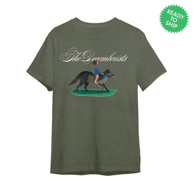 The Decemberists Official Merch Store Wolf Boy Short Sleeve Tee The Decemberists Clothing Shop The Decemberists Apparel Collection