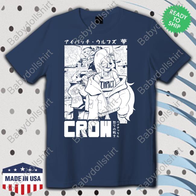 Official Eyepatch Wolves Crow T Shirt Eyepatch Wolf