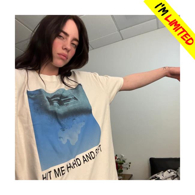 Official Billie Eilish Merch Store Hit Me Hard And Soft White Cover Tees Billie Eilish Shop Hit Me Hard and Soft Clothing