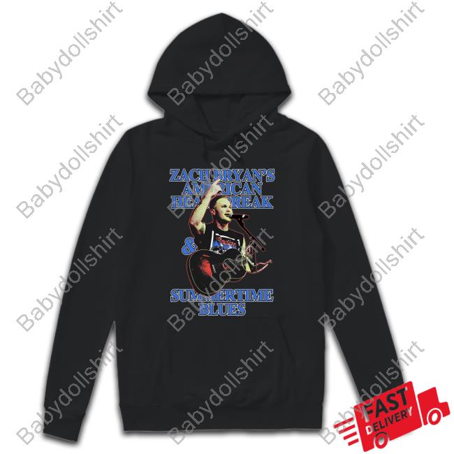Official Zach Bryan's Merch American Heartbreak & Summertime Blues T-Shirt