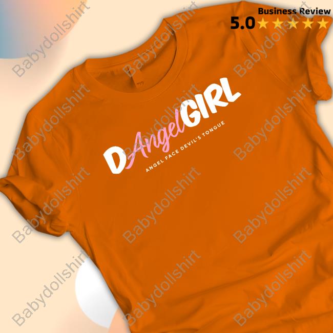 Official D Angel Girl Angel Face Devil's Tongue Shirt