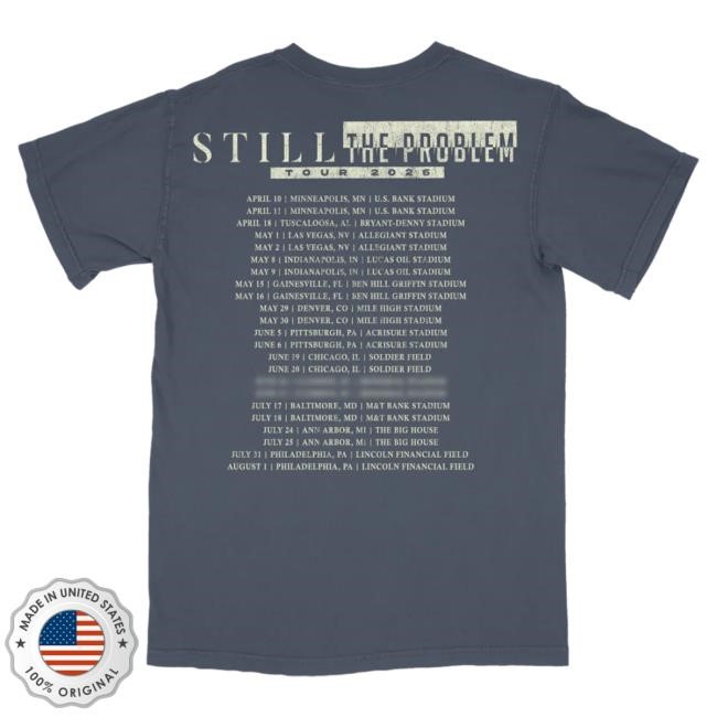 Official Morgan Wallen Merch Store Shop Morgan Wallen Still The Problem Tour Top Shirt MorganWallen