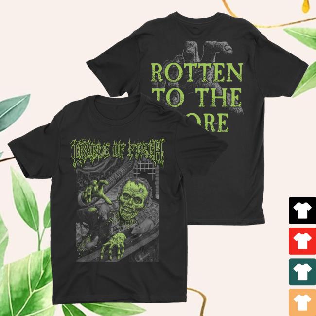 Official Night Shift Merch Indie Merch Store Cradle Of Filth - Rotten To The Core Tees NightShiftMerch IndieMerchStore