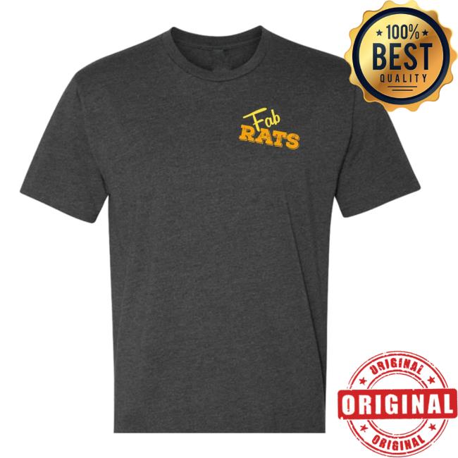 Official Fab Rats Merch Fab Rats Welder Rat Logo T Shirt New