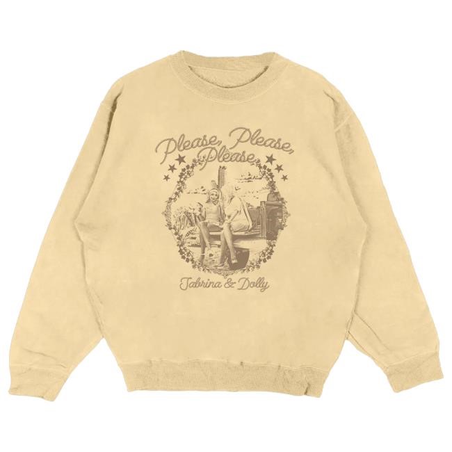 Official Sabrina Carpenter Merch Store Shop Sabrina Carpenter Please Please Please Remix Sweaters SabrinaCarpenter