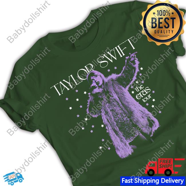 Official Taylor Swift Merch Taylor Swift The Eras Tour Live Photo Stars T-Shirt