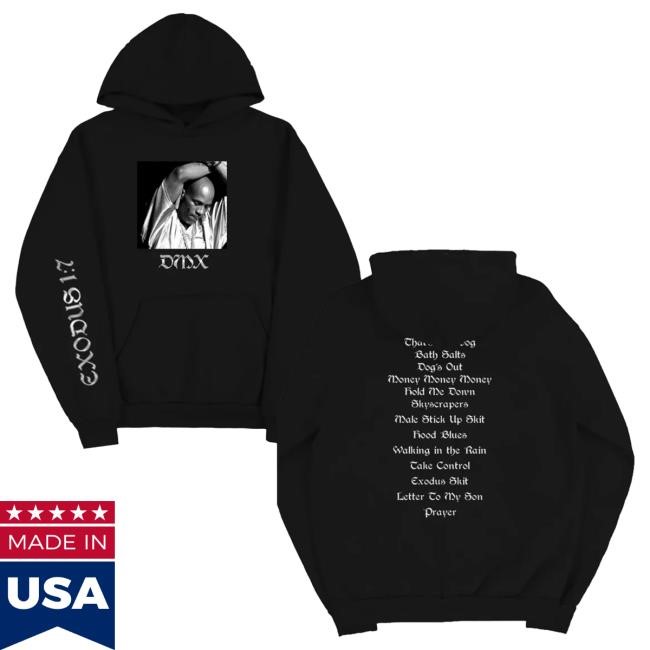 Official DMX Store Exodus Black Hood Earl Simmons