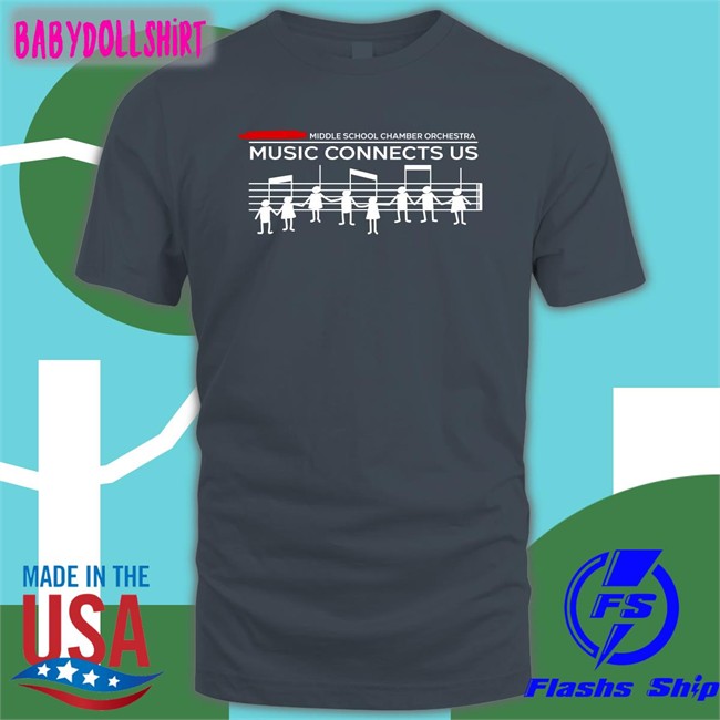Threatening Music Notation Music Connects Us Sweatshirt ThreatNotation