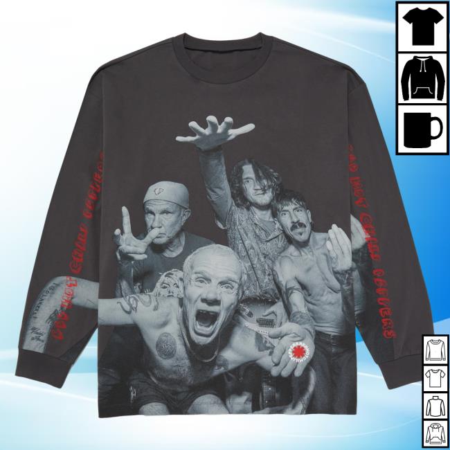 Official Red Hot Chili Peppers Kinetic Long Sleeve New Shirt
