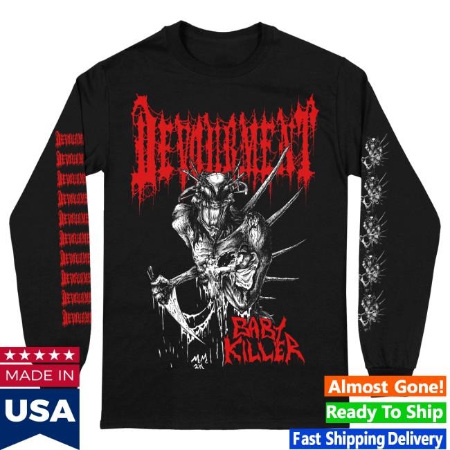 Official Reality Fade Merch Store Devourment 'Babykiller' Long Sleeve Top Shirt RealityFade