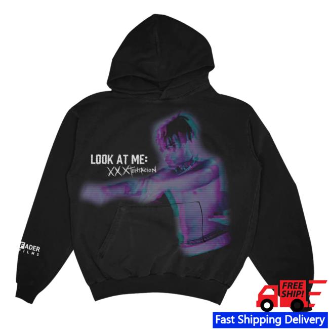Official Xxxtentacion Merch Look At Me Xxxtentacion Hooded Sweatshirt