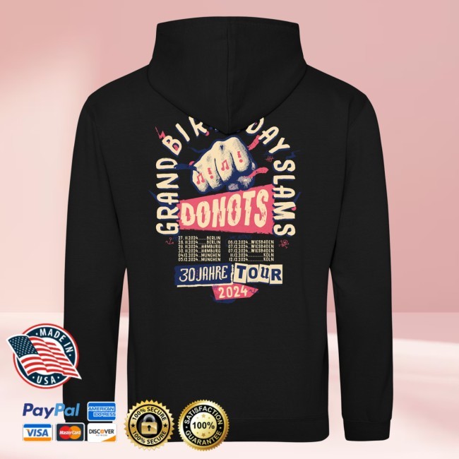 Donots Hoodie - 30Jahre Tour Winter 2024 - Donots Merch Store