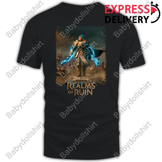 Warhammer Age Of Sigmar: Realms Of Ruin Black Tee Shirt