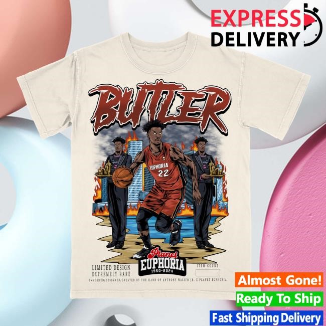 Planet Euphoria Merch Jimmy Butler #/500 T Shirt – Euphoria Shop