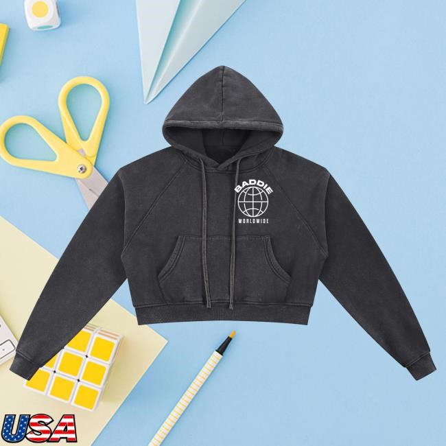 Snow Washed Cropped Hoodie Favored By The Community