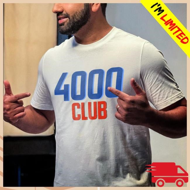 Official Delhi Capitals Roooo's T-Shirt 4000 Club T-Shirt