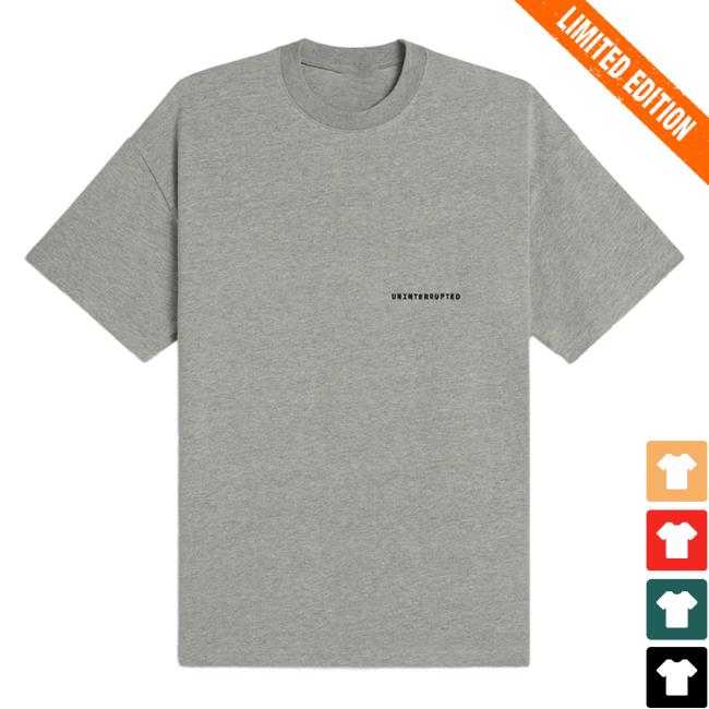 Official Maverick Carter Uninterrupted Clothing Store Shop Fundamentals T-Shirt Grey Mavcarter