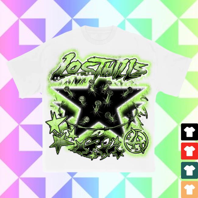 Official Lostinthehills x Youngboy Lost In The Hills Green - White Sweatshirts