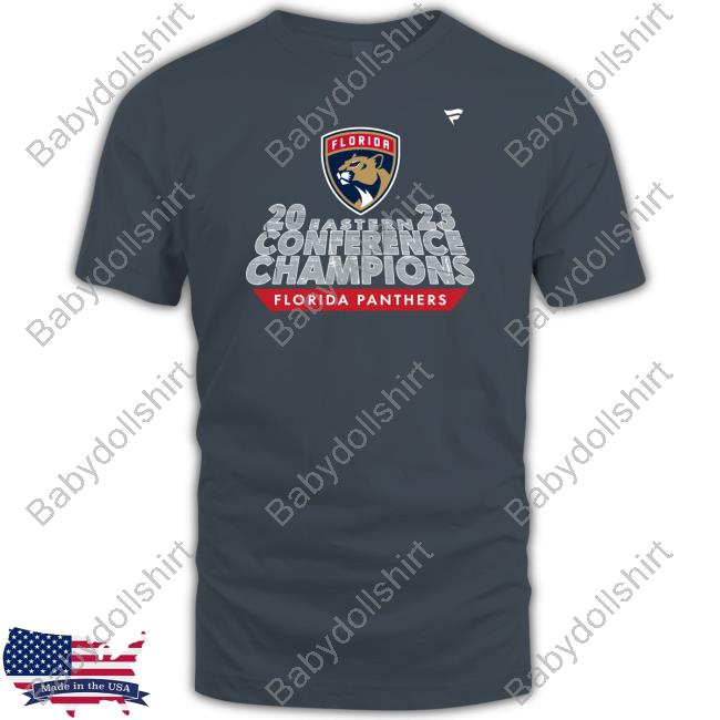 Official Licensed Gear Florida Panthers 2023 Eastern Conference Champions Shirt