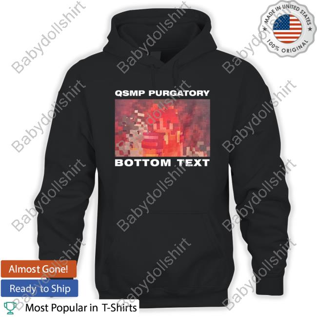 Official Qsmp Purgatory Bottom Text T-Shirt