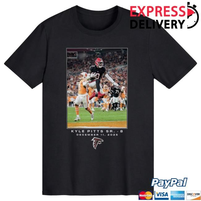 Atlanta Falcons Kyle Pitts Sr. Black NFL Flash Features Week 15 Long-Sleeve | Official NFL Shop