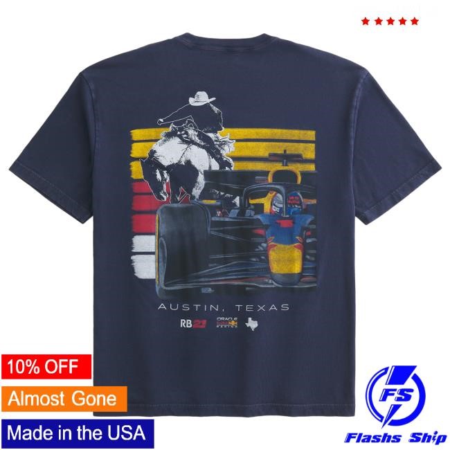 Official Hollister Shop Boxy Oracle Red Bull Racing Graphic Shirts HollisterCO