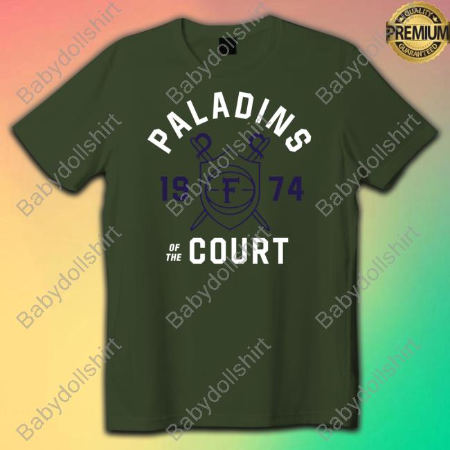 Vintage Furman Paladins Of The Court Long Sleeve