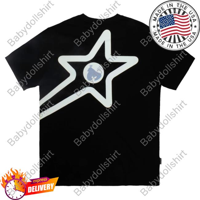 Official Money Clothing Sig Star Tee Shirt Black