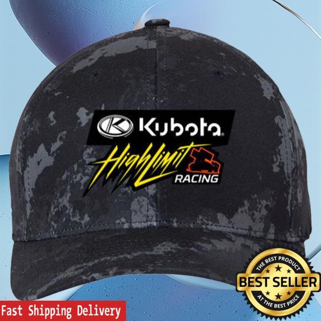 Official High Limit Racing Kubota High Limit Flexfit Adult VEIL® Hat - Poseidon Black