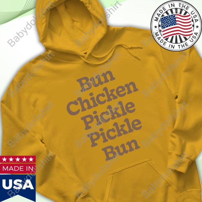 Official Chick‑Fil‑A Merch Bun Chicken Pickle Pickle Bun Tee