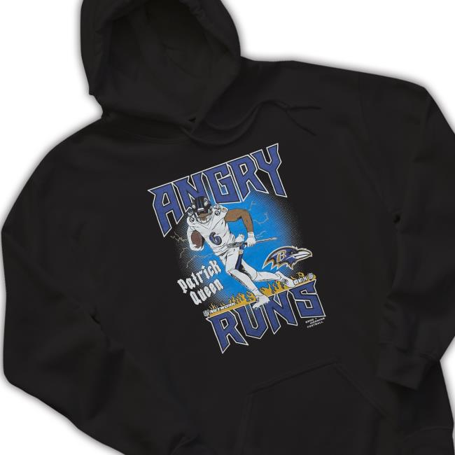 Angry Runs Ravens Patrick Queen Hoodie