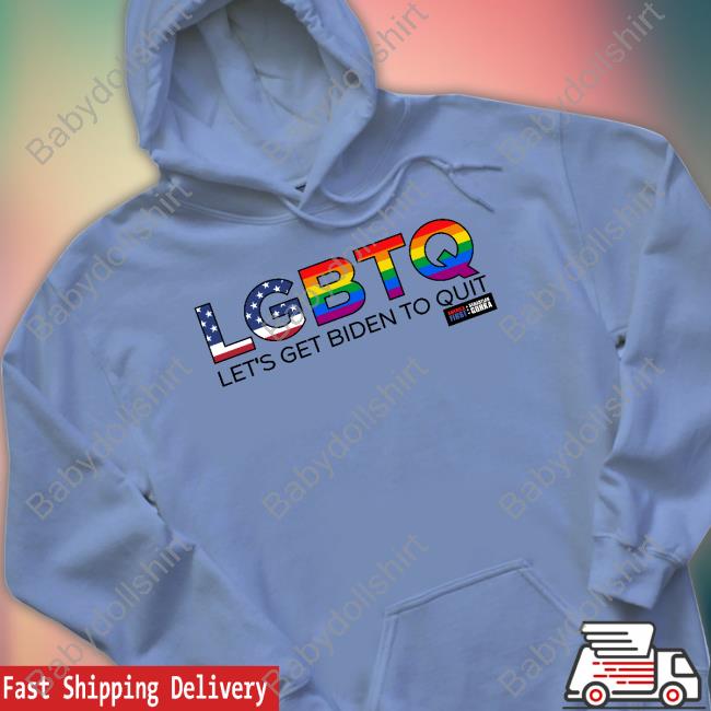 Dr. Sebastian Gorka Store LGBTQ Let's Get Biden to Quit Hooded Sweatshirt Sebastian Gorka DrG