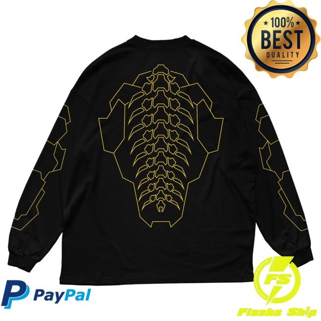 Cloudeelle Cyberspine Oversized Crewneck Yellow Edition