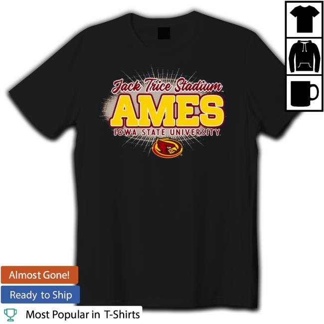 Official Jack trice stadium ames Iowa state cyclones university Hooded Sweatshirt