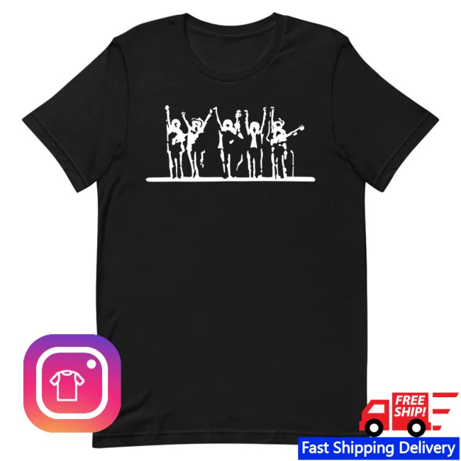 Official The Band The Last Waltz Shop The Band Silhouette Tee
