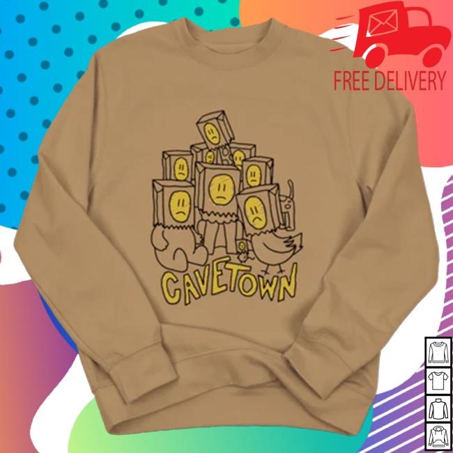 Official Cavetown Merch Paper Bag Crewneck Cave Town