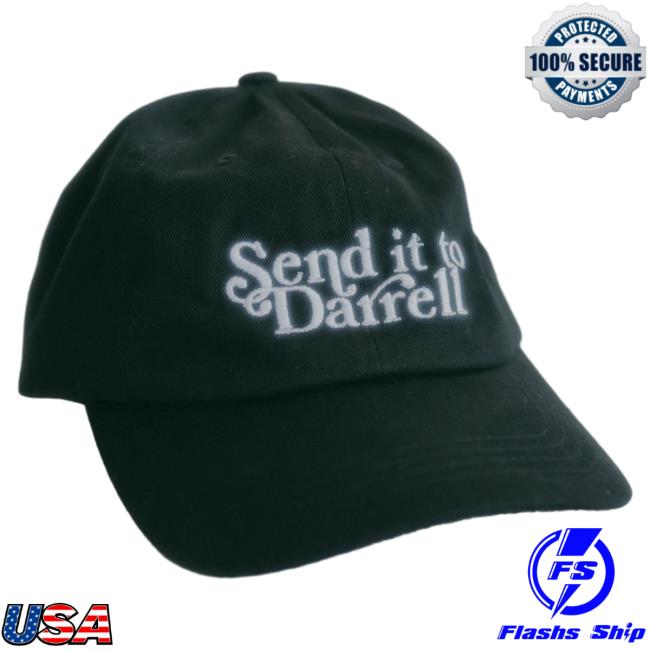 Official Send It To Darrell Merch Lala Kent Send It To Darrell Black Dad Hat