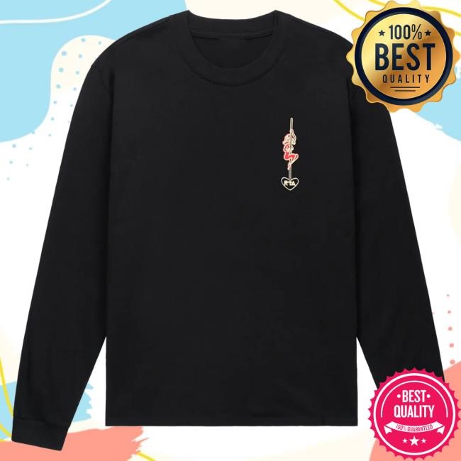 Official Rta Brand LAWRENCE Long Sleeve T Shirt | Black Rld Signs