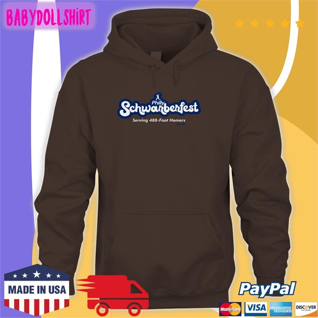 Kyle Schwarber Schwarberfest Serving 488 Foot Homers Crewneck Sweatshirt Schwarberfest Serving 488 Foot Homers Tee Shirt