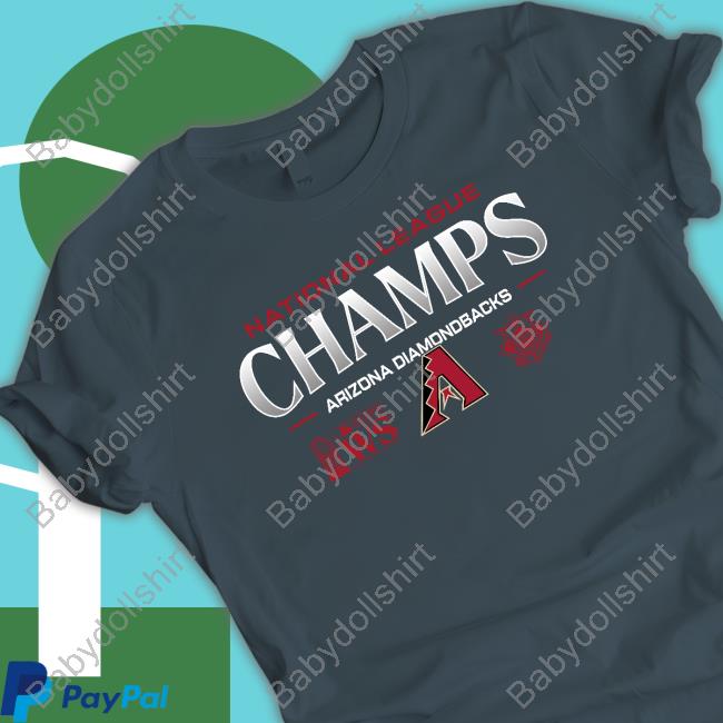 Arizona Diamondbacks Fanatics 2023 National League Champions Roster Shirt