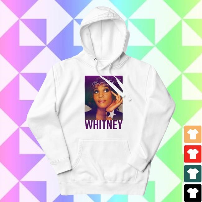 Official Whitney Houston Clothing Whitney Houston Vintage Portrait Top Shirt