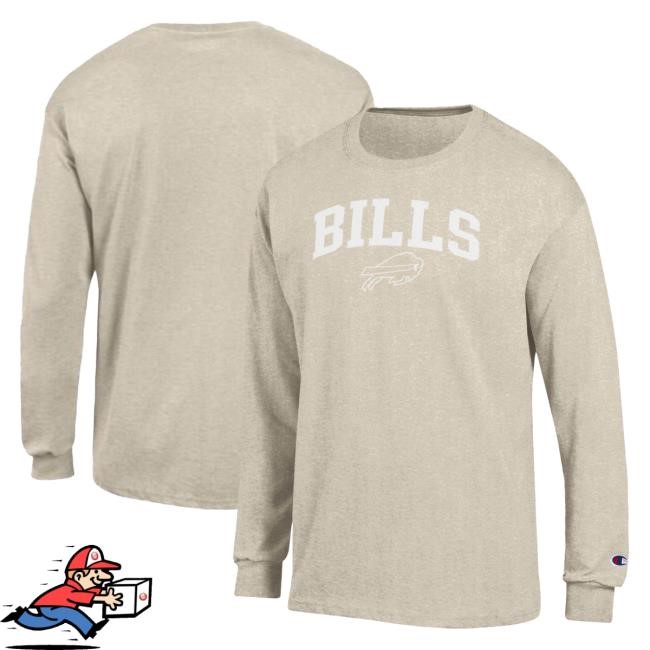 Buffalo Bills Brand White Ink Jersey Long Shirt