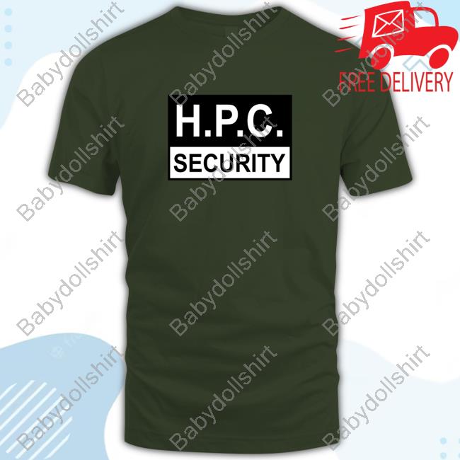 Heron Preston Merch H.P.C Security Tee Shirt