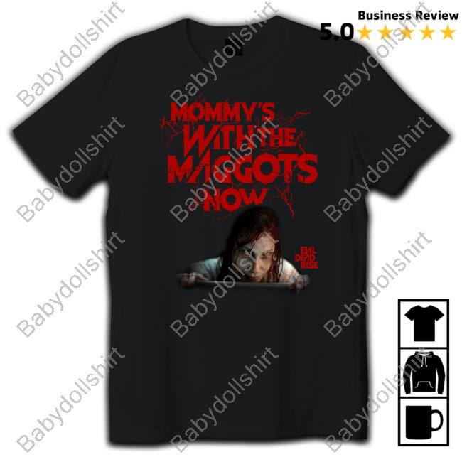 Official Fright Rags Shop Mommy's With The Maggots Now Tee Shirt