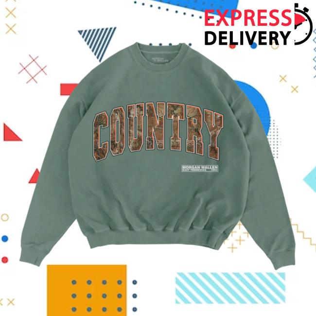 Shop Morgan Wallen Merch Country Long Sleeve Tee