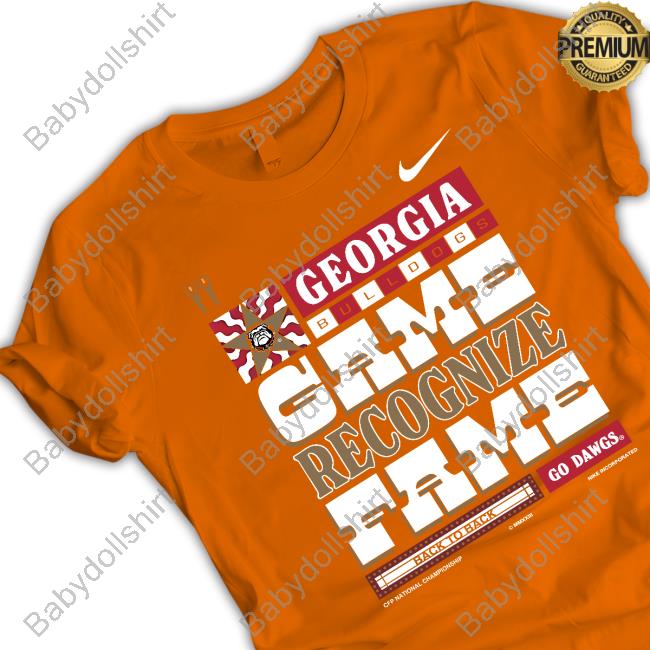 Georgia Bulldogs Game Recognize Fame T Shirt
