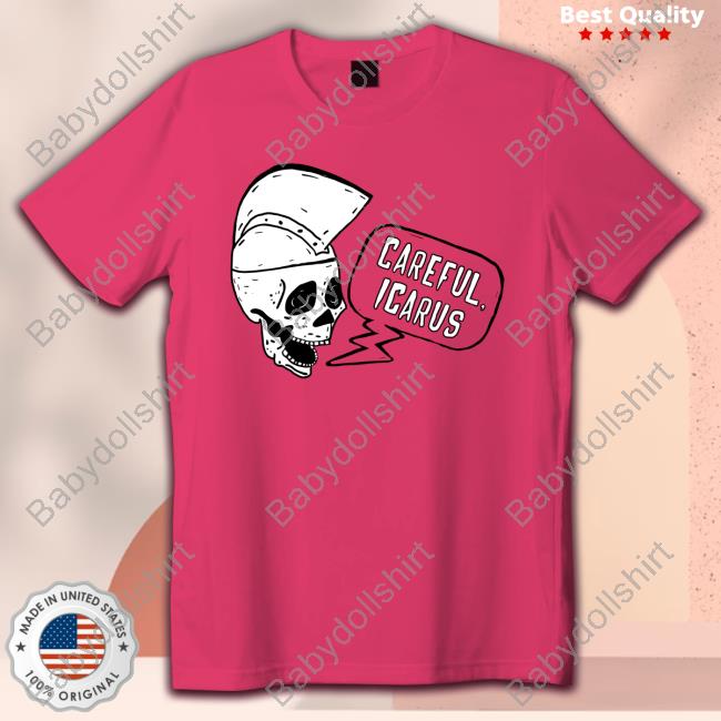 Josh Robert Thompson Careful Icarus Skull Crewneck Sweatshirt