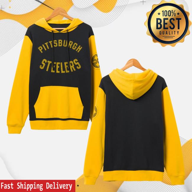 Official Junk Food Apparel Clothing Store Shop Junkfoodclothing Pittsburgh Steelers Logo Goal Line Sweater